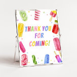 She's Ready to Pop Thank you for Coming Poster<br><div class="desc">Make your event special with this Girl Baby Shower with our cute and lovely printable Thank you for Coming Sign featuring adorable Popsicle Shower theme. Download,  personalise,  and create lasting memories with this perfect touch for your joyous celebration!

BS783</div>