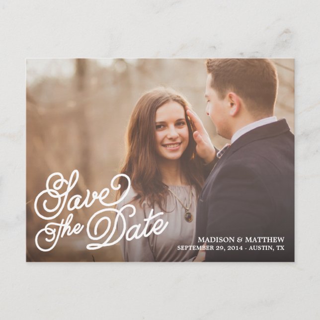 She's Sweet | Save the Date Postcard (Front)