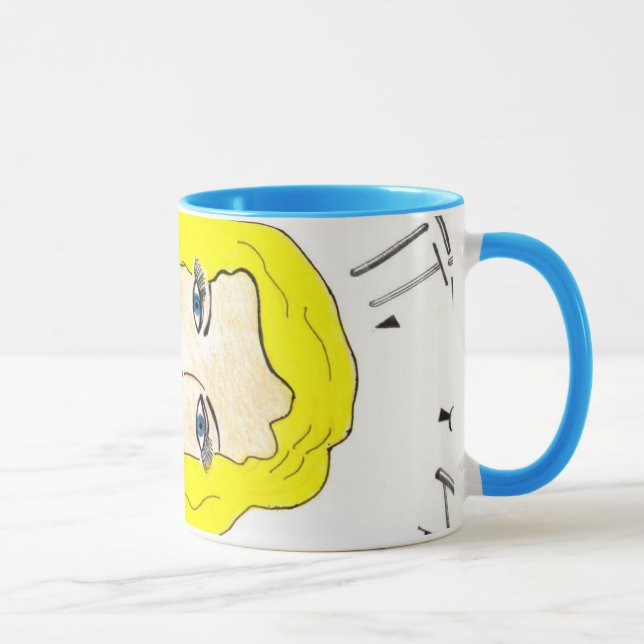 She's the Blonde Babe - Blue-Eyed n' Proud! Mug (Right)