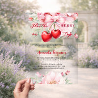 She's the cherry on top bow florals Baby Shower