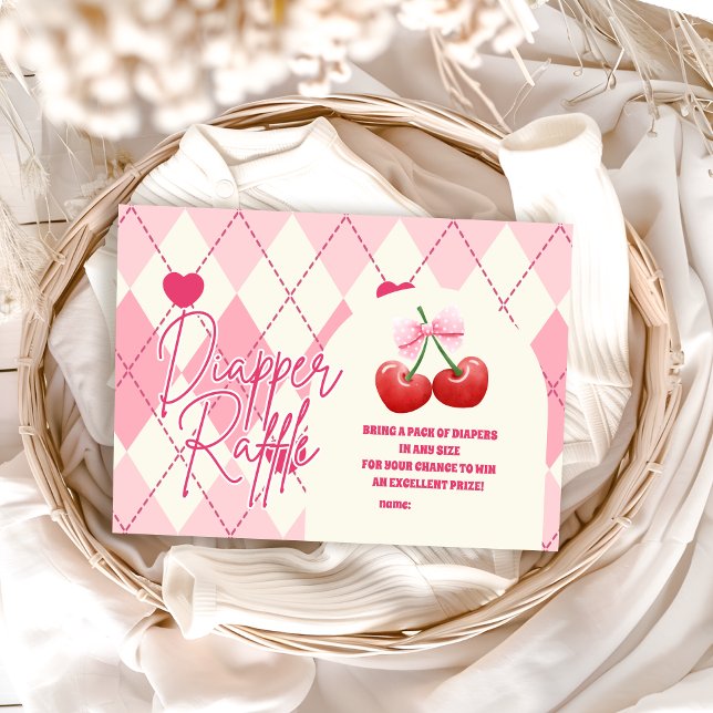 She's the Cherry on top Diapper Raffle Enclosure Card (Creator Uploaded)