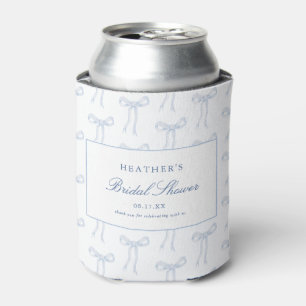 She's Tying The Knot Blue Bridal Shower Favours Can Cooler