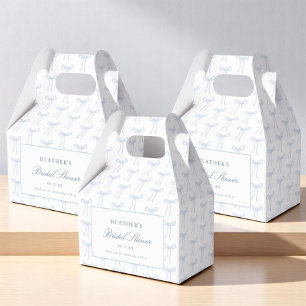 She's Tying The Knot Blue Bridal Shower Favours Favour Box