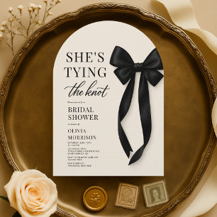 She's Tying The Knot Bridal Shower Invitation