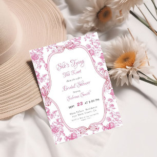 She's Tying The Knot Bridal Shower Invitation