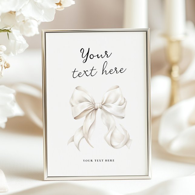 She's Tying the Knot Bridal Shower Table Sign (Creator Uploaded)