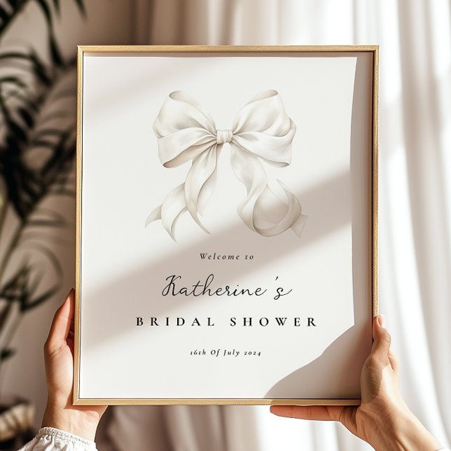 She's Tying the Knot Bridal Shower Welcome Poster (Creator Uploaded)