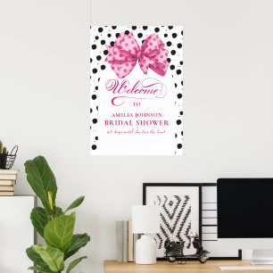 She's Tying the Knot Bridal Shower Welcome Sign