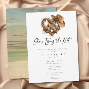 Shes Tying the Knot Western Heart Bridal Shower Invitation