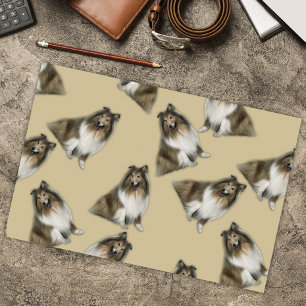 Shetland Collie Canine Companions Tissue Paper