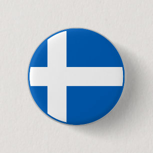 Shetland Flag 3 Cm Round Badge