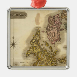 Shetland Islands Metal Tree Decoration