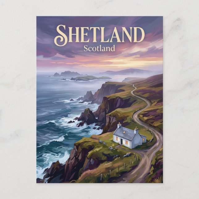 Shetland Islands Scotland Postcard (Front)