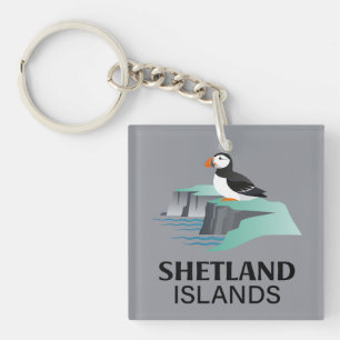 Shetland Islands Scotland United Kingdom Key Ring