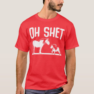 Shetland Pony And Horse Shetland Pony funny T-Shirt