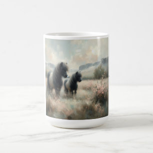 "Shetland Pony" (No 2 of a set) Coffee Mug 
