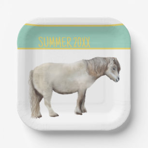 Shetland Pony Picnic paper plates