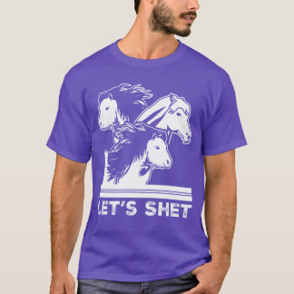 Shetland Pony Riding Horses Shetty friend T-Shirt