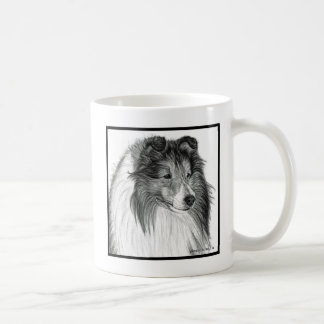 Shetland Sheepdog Art by Glenda S. Harlan Coffee Mug
