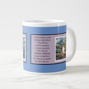 Shetland Sheepdog Art Large Coffee Mug