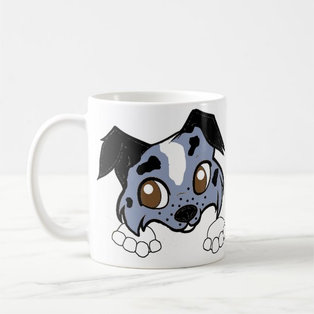 Shetland Sheepdog Blue Merle Coffee Mug (Left)