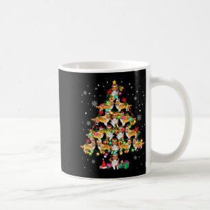 Shetland Sheepdog Christmas Tree Funny Sheltie Chr Coffee Mug