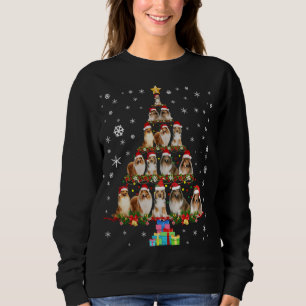 Shetland Sheepdog Christmas Tree Funny Sheltie Xma Sweatshirt