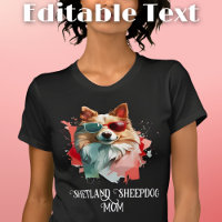 Shetland Sheepdog Dog Mum Sunglasses