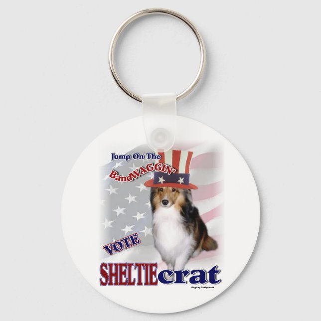 SHETLAND SHEEPDOG Gifts Key Ring (Front)
