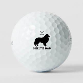 Shetland Sheepdog Golf Dad Titleist Pro V1 Ball