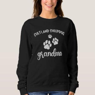 Shetland Sheepdog Grandma Cute Dog Sheltie Sweatshirt