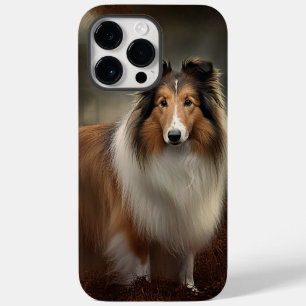 Shetland Sheepdog Halloween Scary Case-Mate iPhone 14 Pro Max Case