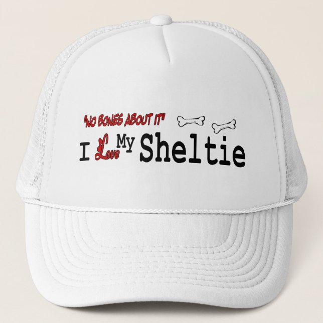 Shetland Sheepdog (I Love) Hat (Front)