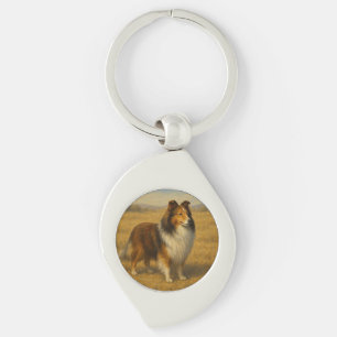 Shetland Sheepdog Key Ring