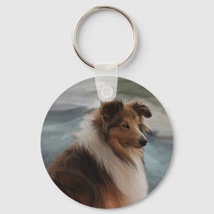 Shetland Sheepdog Key Ring