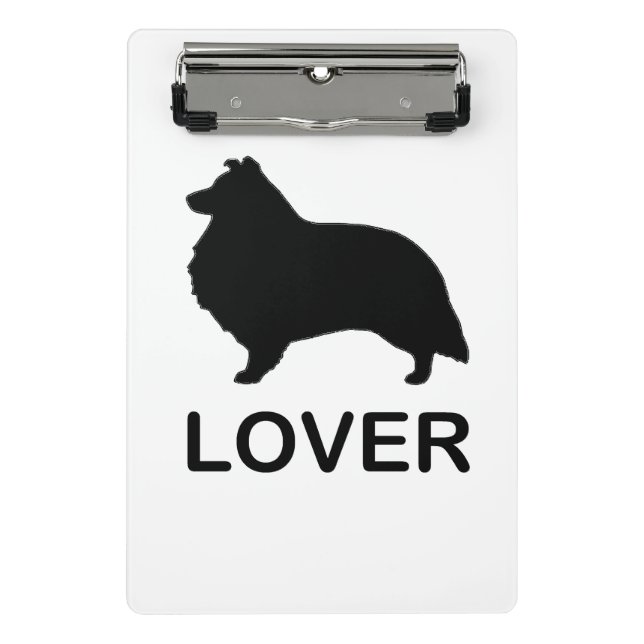 Shetland Sheepdog Lover Mini Clipboard (Front)