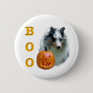Shetland Sheepdog (merle) Boo 6 Cm Round Badge