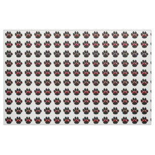 shetland sheepdog name paw fabric