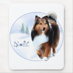 Shetland Sheepdog Noel Mouse Pad