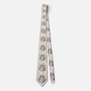 Shetland Sheepdog Painting - Cute Original Dog Art Tie