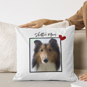 Shetland Sheepdog Photo Sheltie Mom Cushion