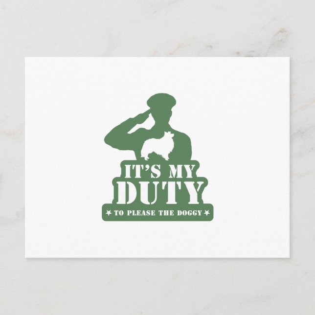 Shetland Sheepdog Postcard (Front)