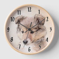 Shetland Sheepdog Puppy Painting Original Dog Art