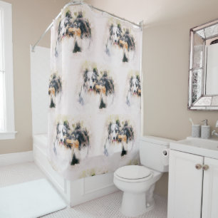 Shetland Sheepdog/ Rough Collie Shower Curtain