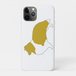 Shetland Sheepdog Sable and White Silhouette iPhone 11 Pro Case