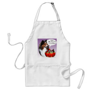 Shetland Sheepdog (sable) Halloween Candy Standard Apron