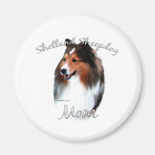 Shetland Sheepdog (sable) Mum 2 Magnet