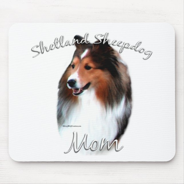 Shetland Sheepdog (sable) Mum 2 Mouse Pad (Front)