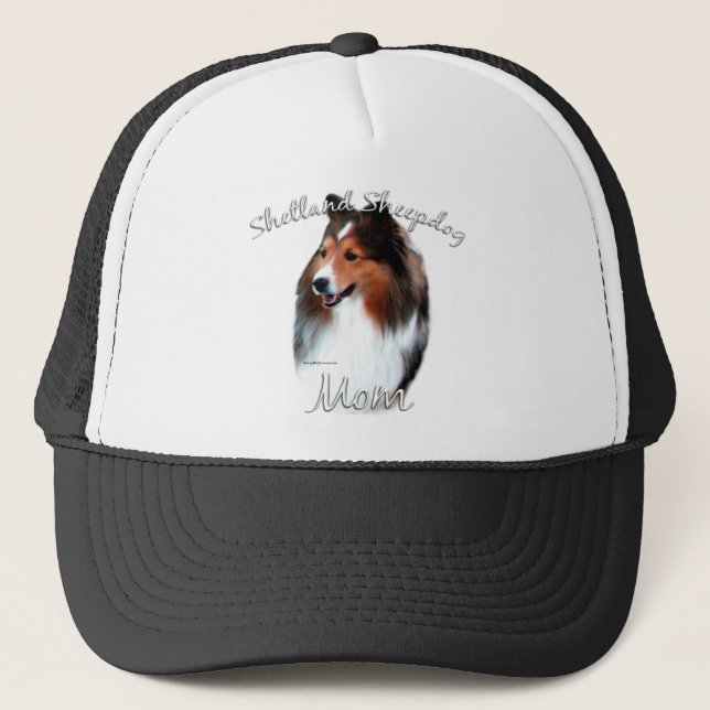 Shetland Sheepdog (sable) Mum 2 Trucker Hat (Front)