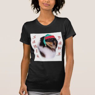 Shetland Sheepdog Santa Paws T-Shirt